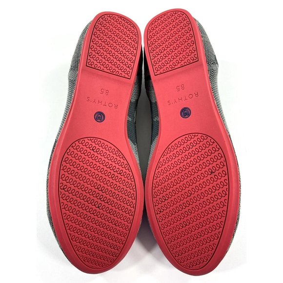 Rothys Ballet Style Flats Womens Size 8.5 Round Toe Shoes Gray Camouflage - Picture 8 of 15